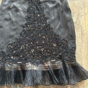 Sue Wong Black Lace Dress